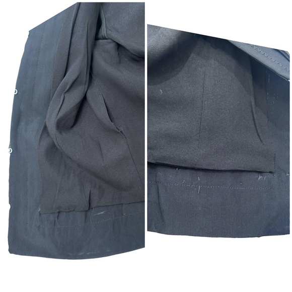 ROBERTO CAVALLI BLACK TOOLED & STITCHED LEATHER JACKET - Picture 14 of 15